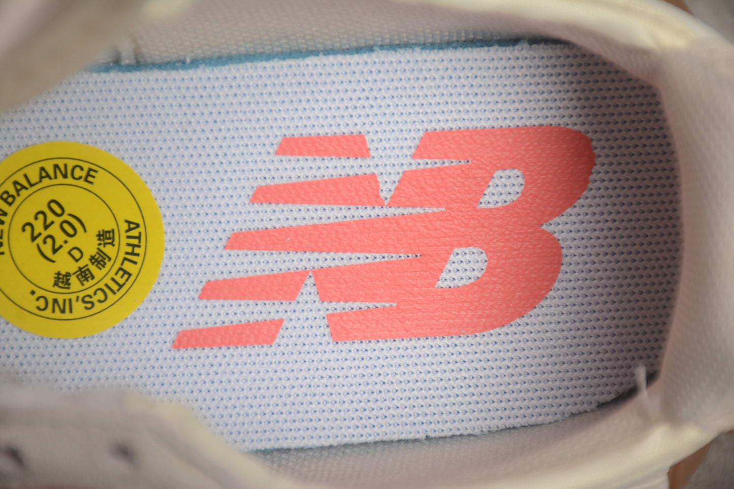 NB 327 Beige / Coral Red