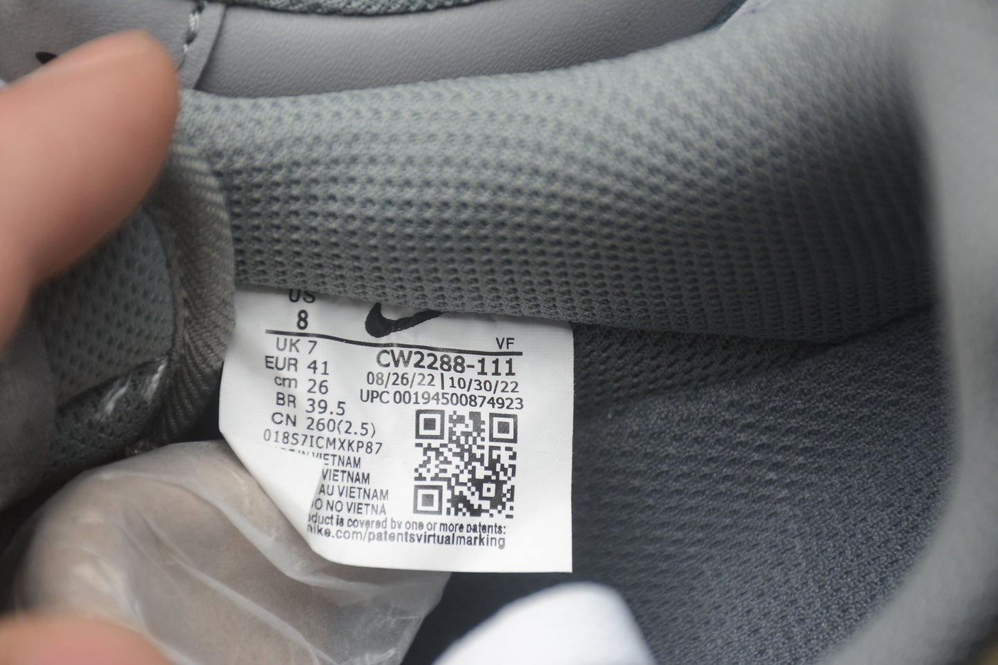 Air Force 1 ’07 Dark Grey / White