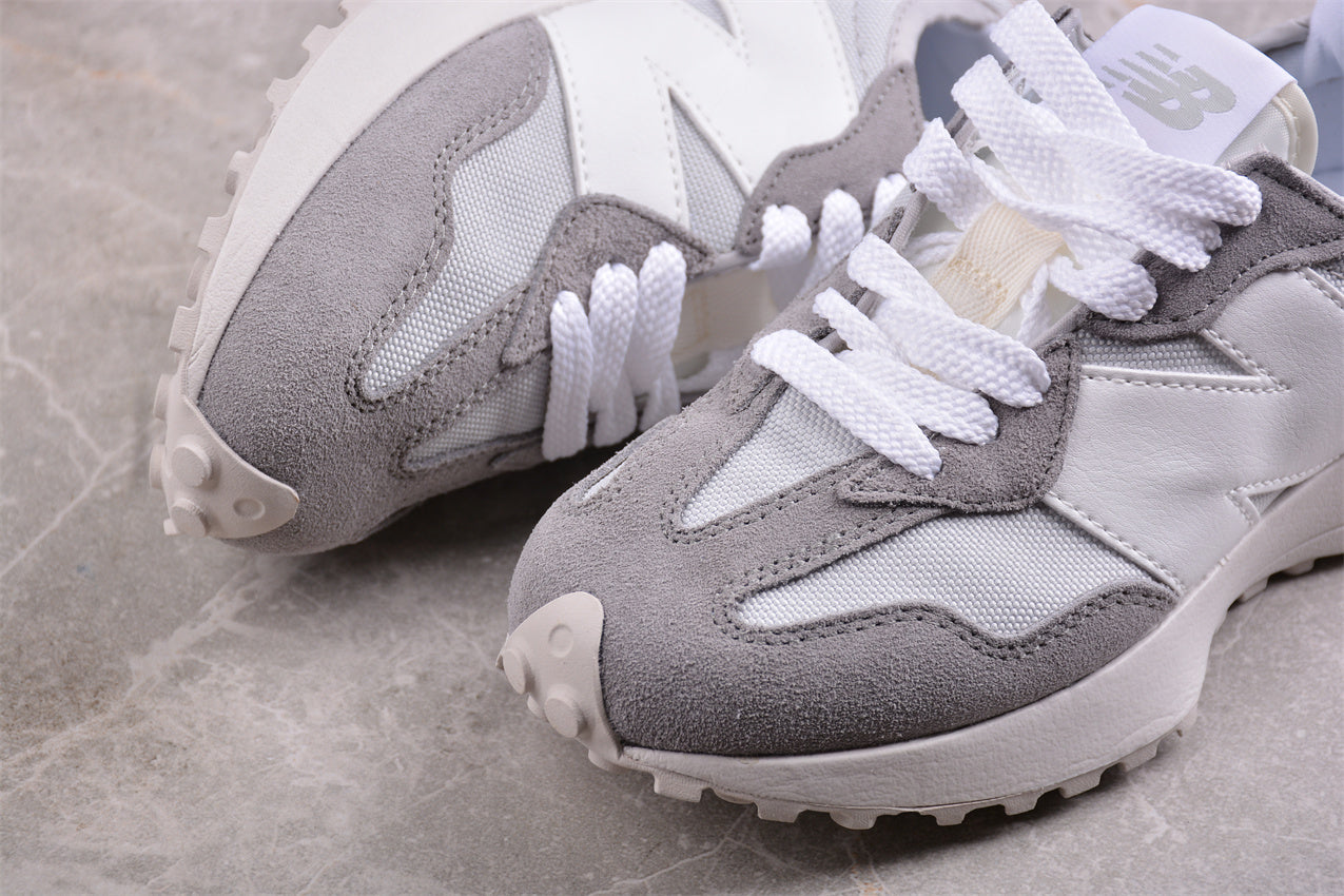 New Balance 327 Light Grey / White