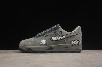 Air Force 1 Low Happy Drip / Grey Suede