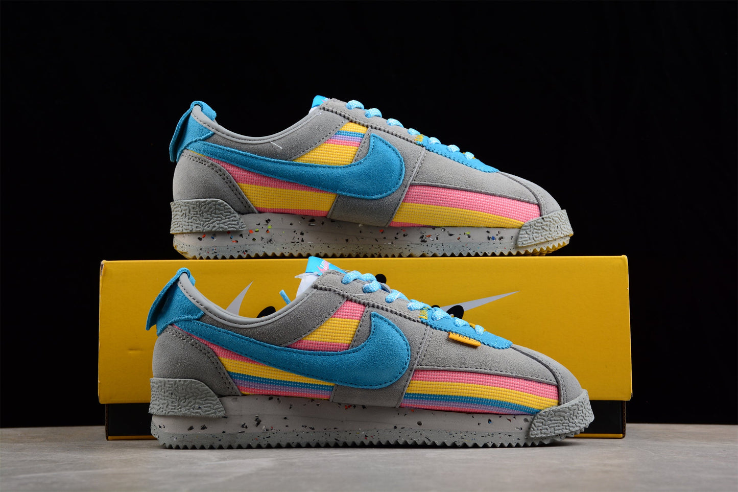 Cortez x Union LA Grey / Blue / Yellow / Pink