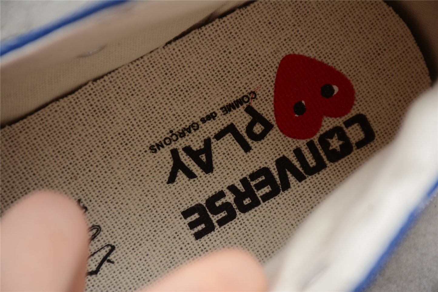 Comme des Garçons Play Chuck 70 HI Platform Blue