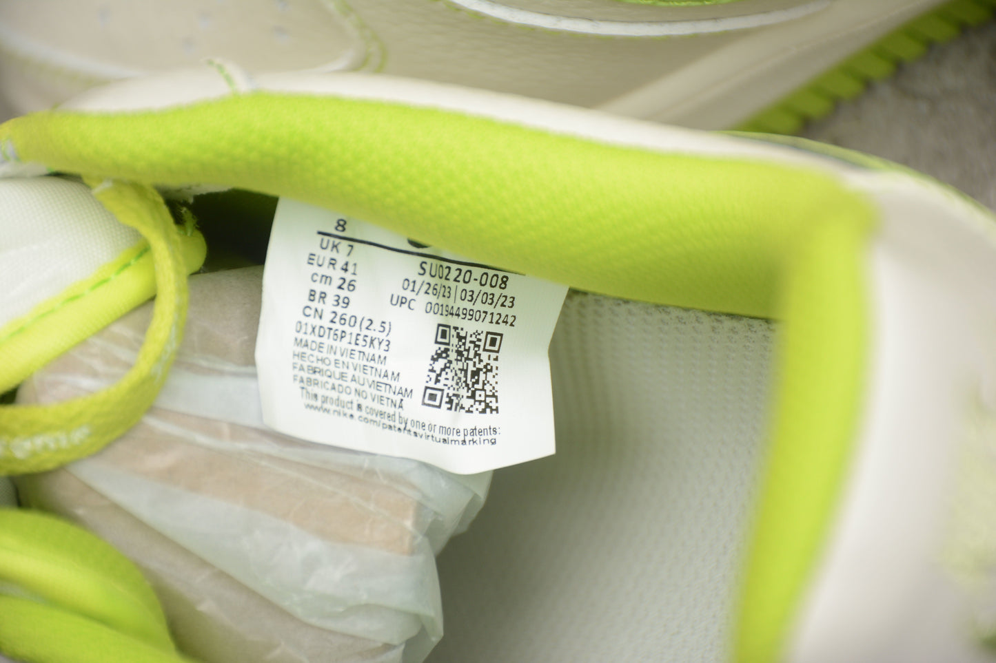 Air Force 1 ’07 White / Lime Green