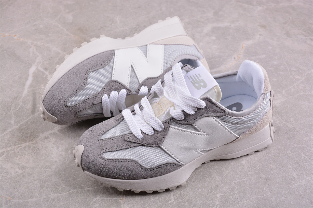 New Balance 327 Light Grey / White