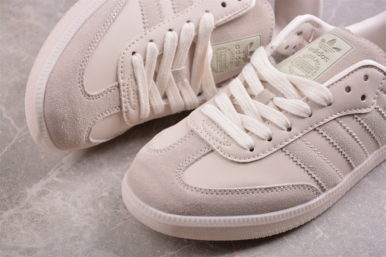 Samba Vegan beige claro y blanco