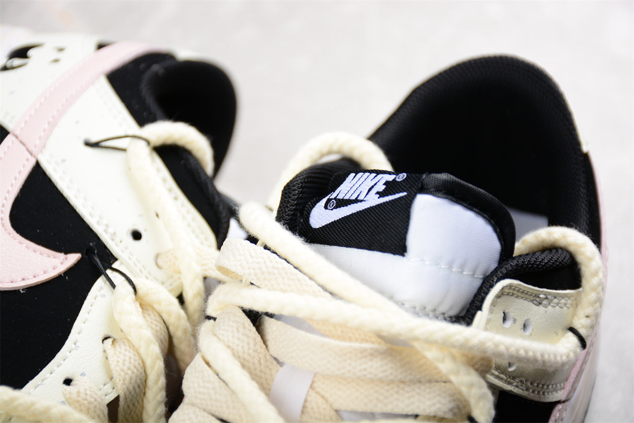 Dunk Low Light Bone / Black / Pink