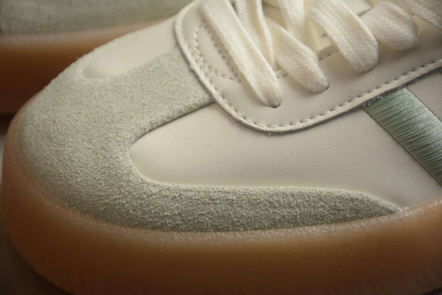 Sambae W Platform Light Beige / Mint Green