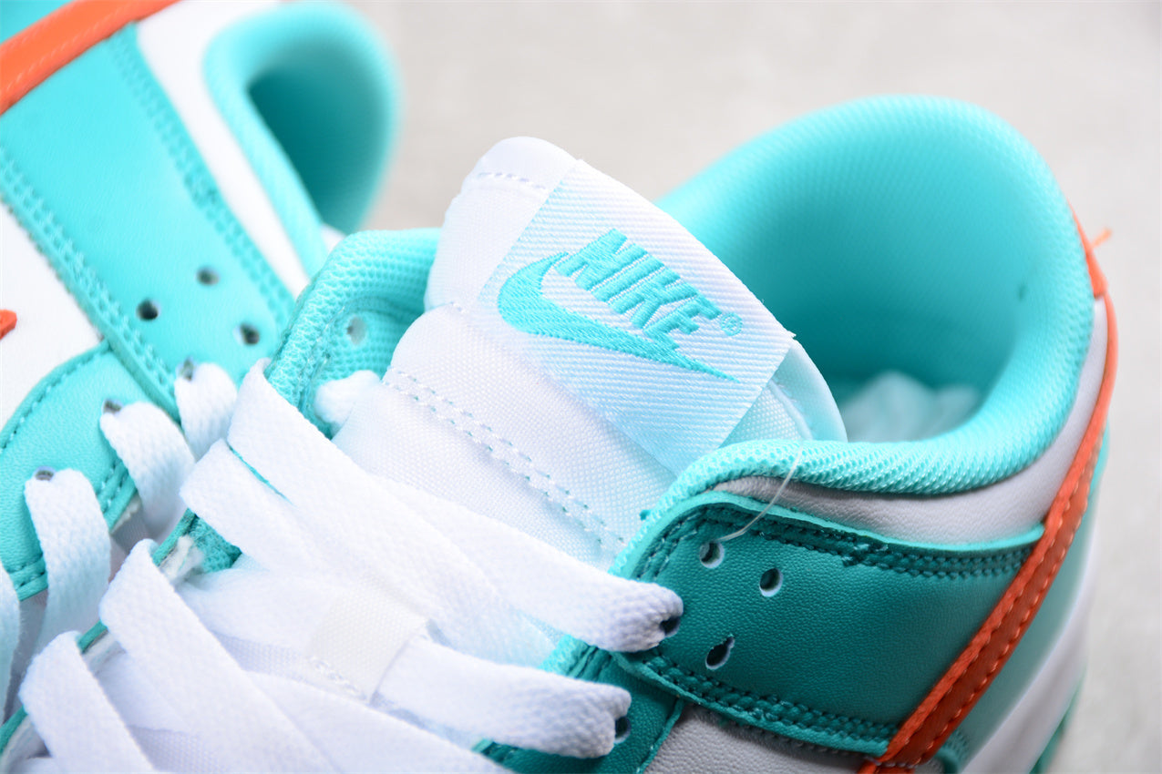 Dunk Low White / Sky Blue / Orange