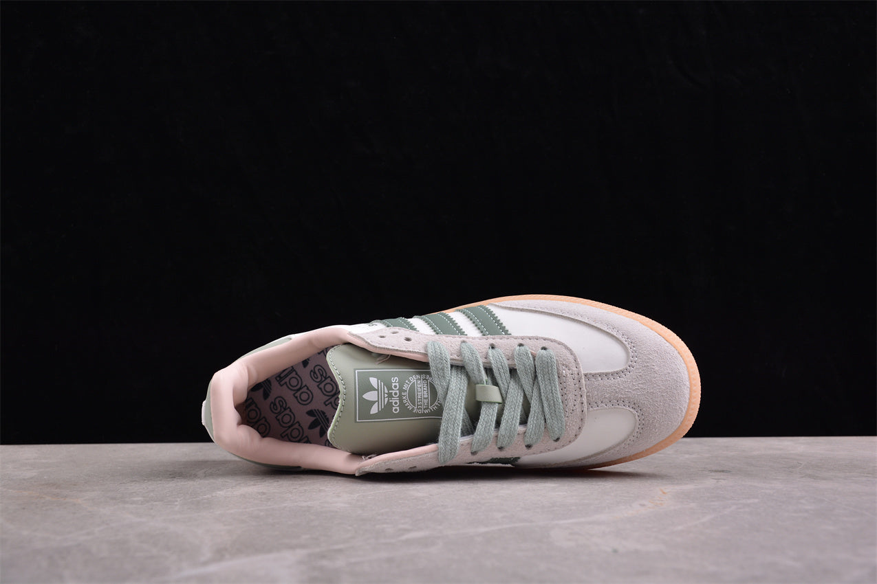 Samba Vegan blanco y verde