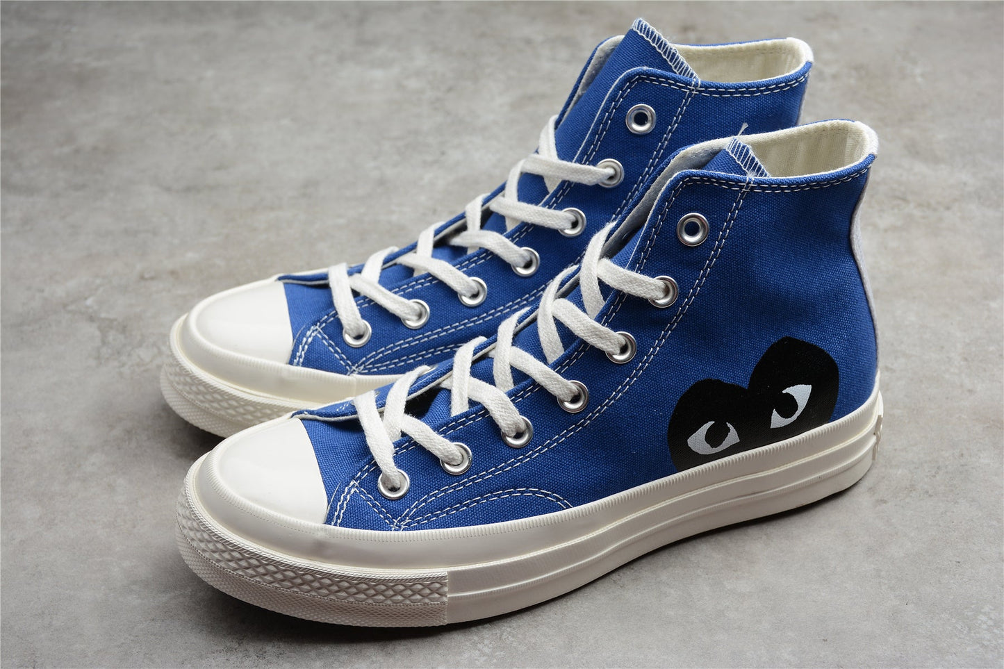 Comme des Garçons Play Chuck 70 HI Platform Blue
