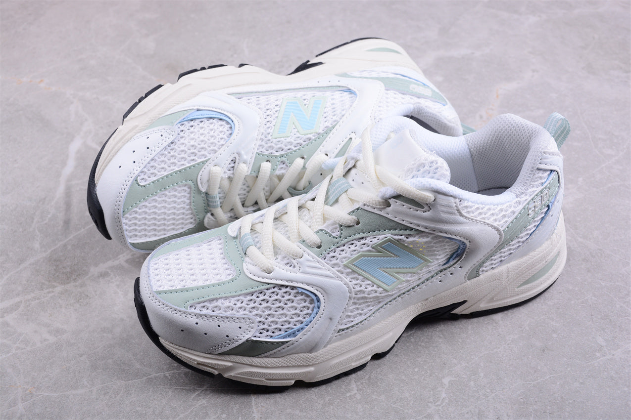 NB 530 White / Mint Green