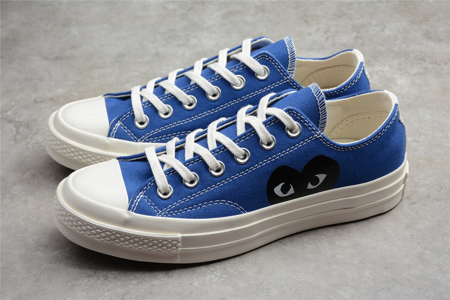 Comme des Garçons Play Chuck 70 Low Platform Blue