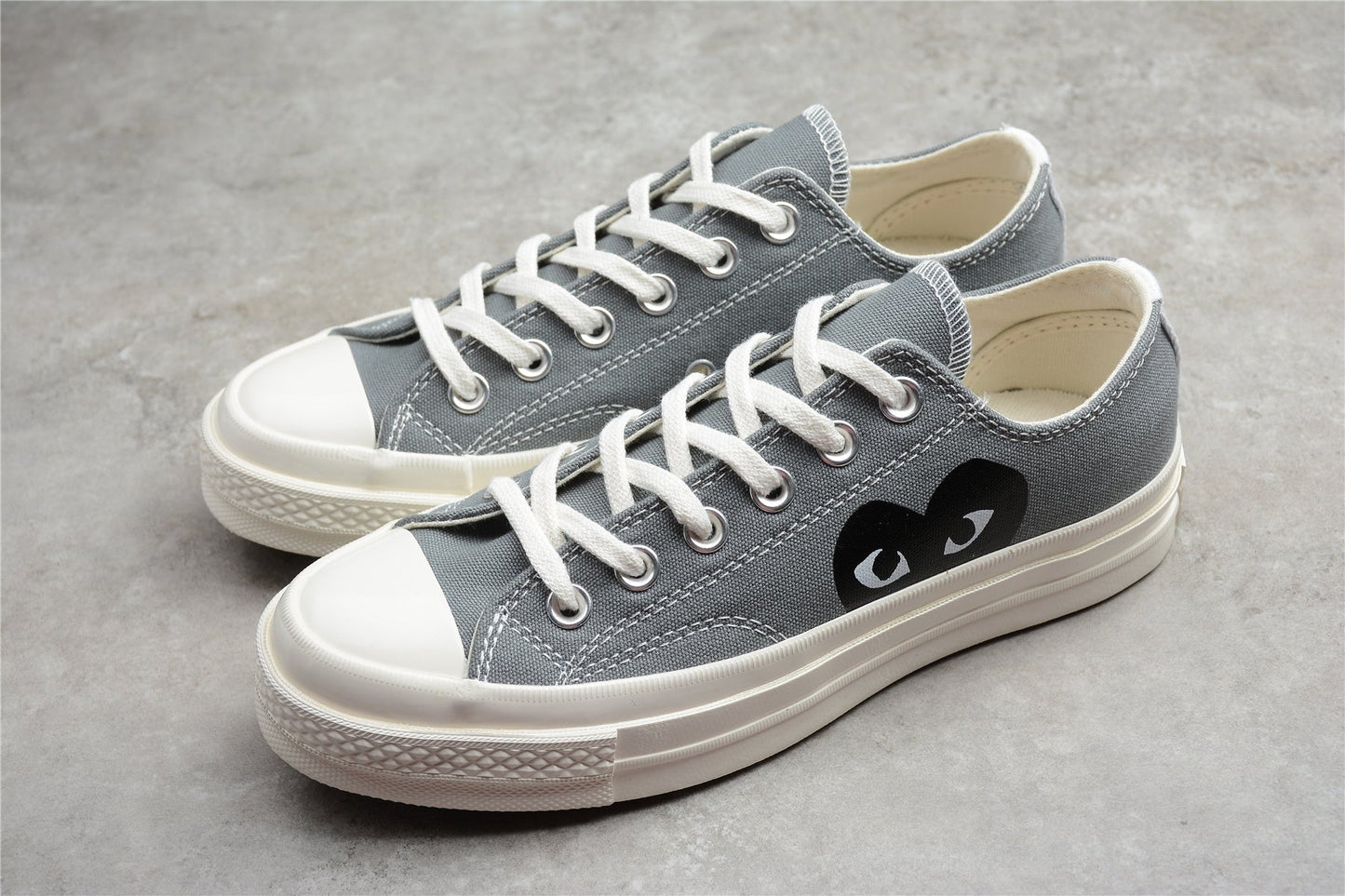 Comme des Garçons Play Chuck 70 Low Platform Grey
