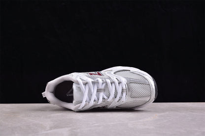 NB 530 Silver / Burgundy