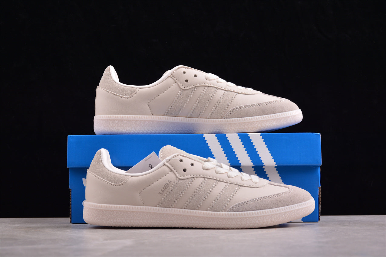 Samba Vegan beige claro y blanco