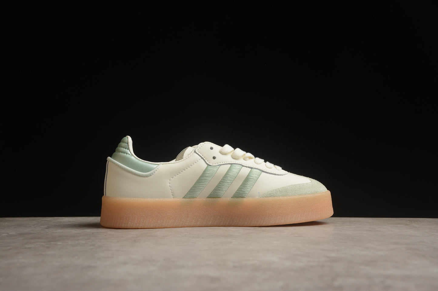 Sambae W Platform Light Beige / Mint Green