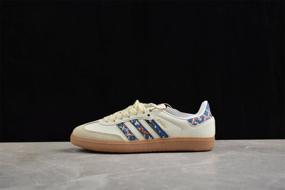 Samba OG beige claro y azul marino