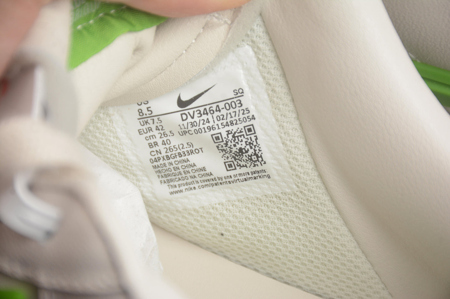 Air Force 1 ’07 SP White / Green