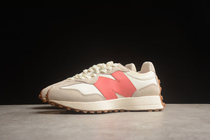 NB 327 Beige / Coral Red