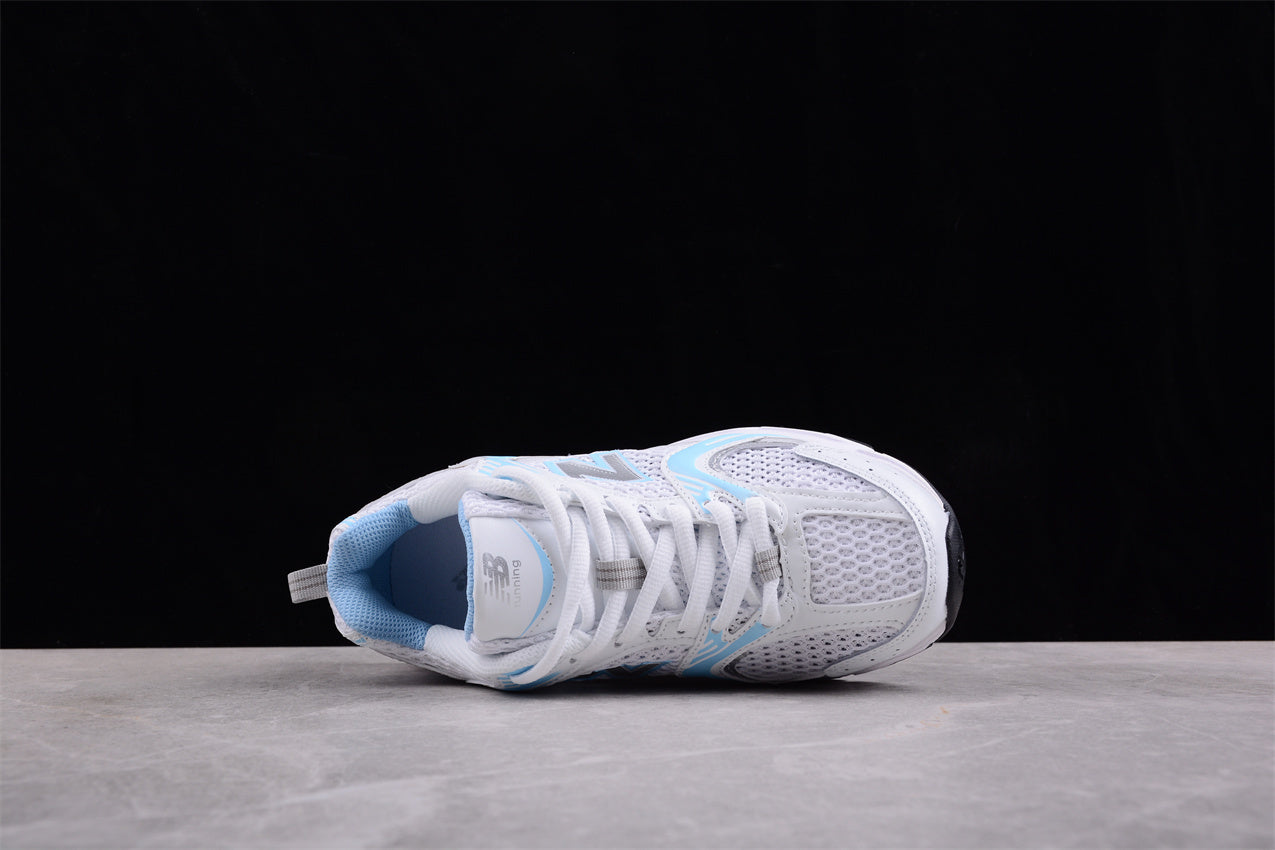 NB 530 White / Light Blue