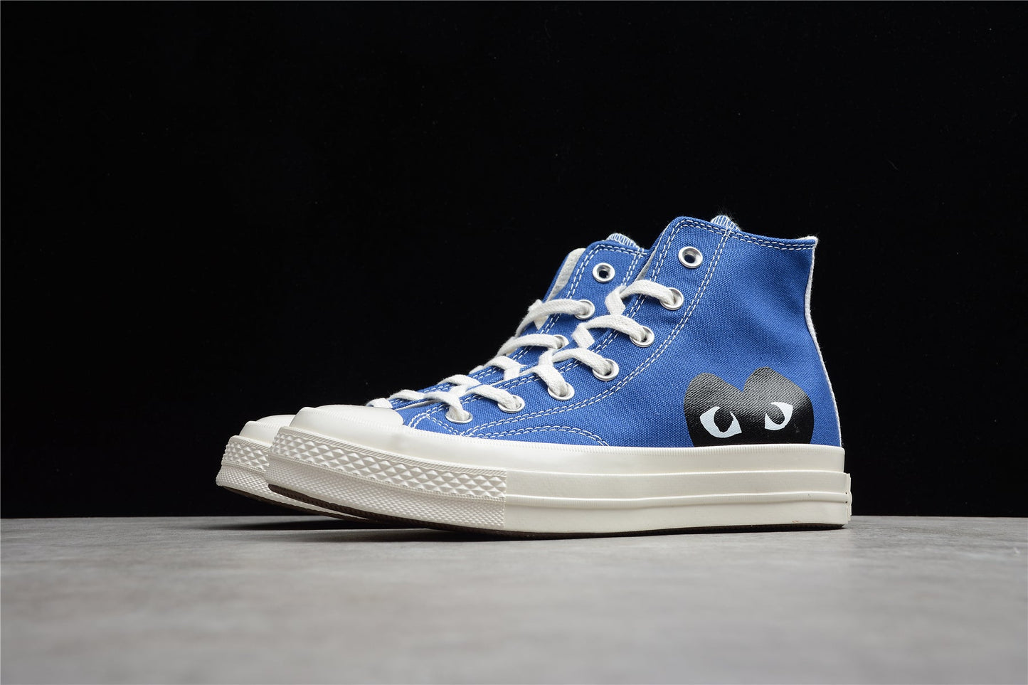 Comme des Garçons Play Chuck 70 HI Platform Blue