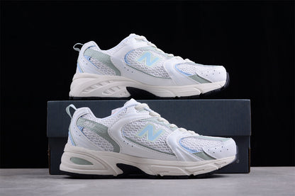 NB 530 White / Mint Green
