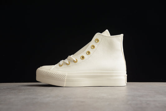 Chuck Taylor All Star Lift Platform HI Egret / Gold