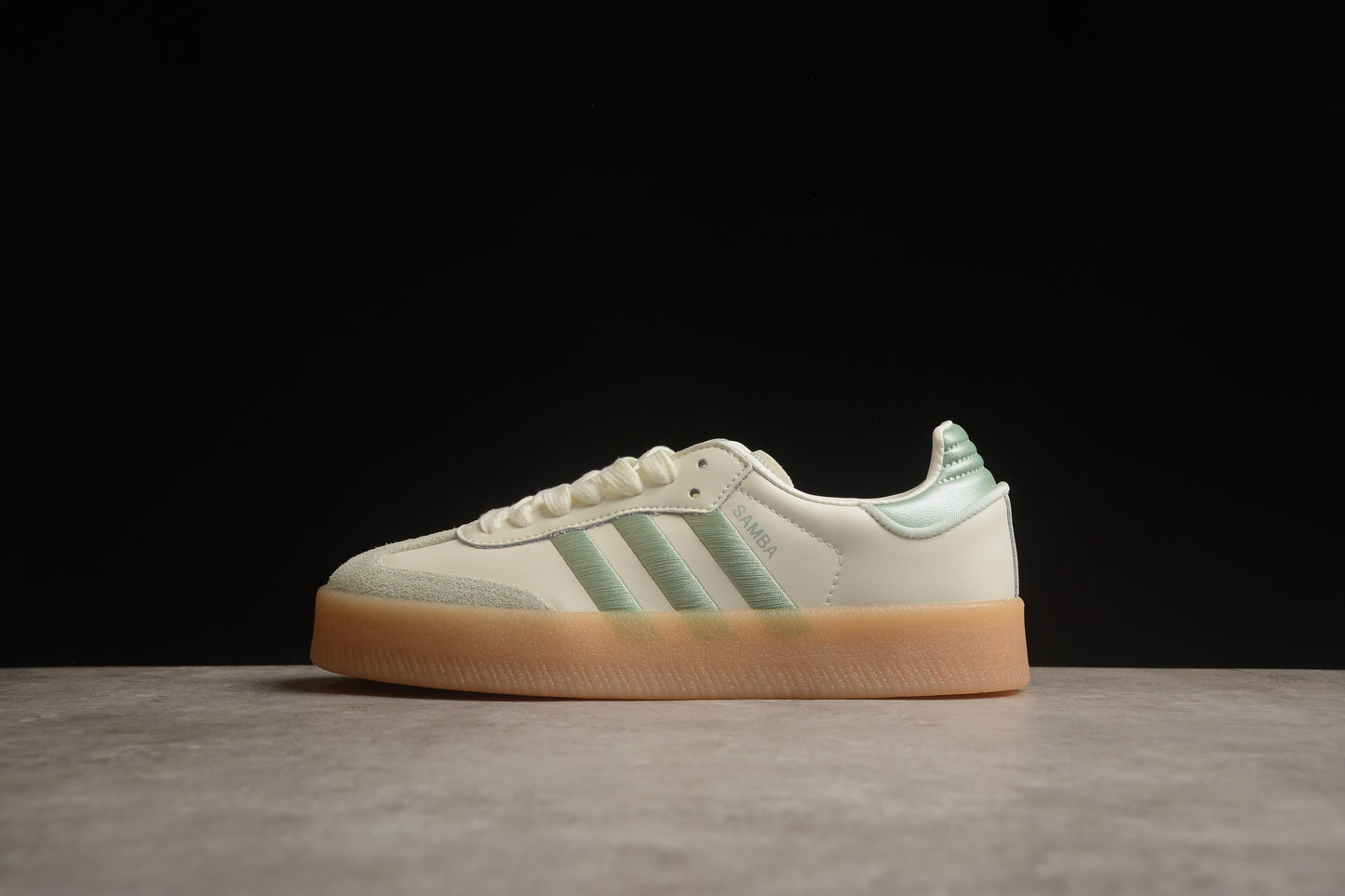 Sambae W Platform Light Beige / Mint Green