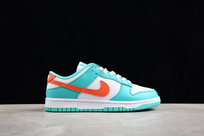 Dunk Low White / Sky Blue / Orange