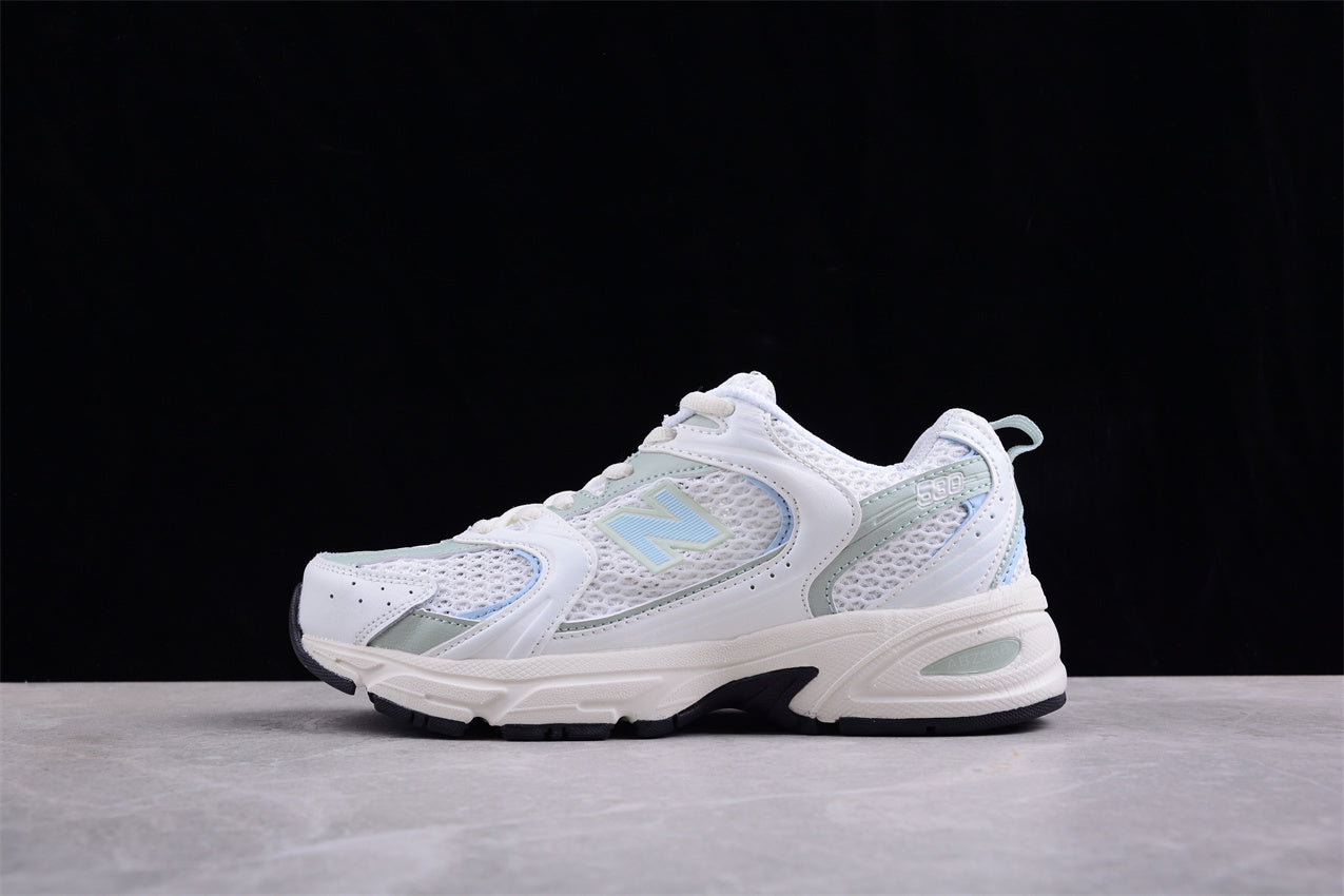 NB 530 White / Mint Green