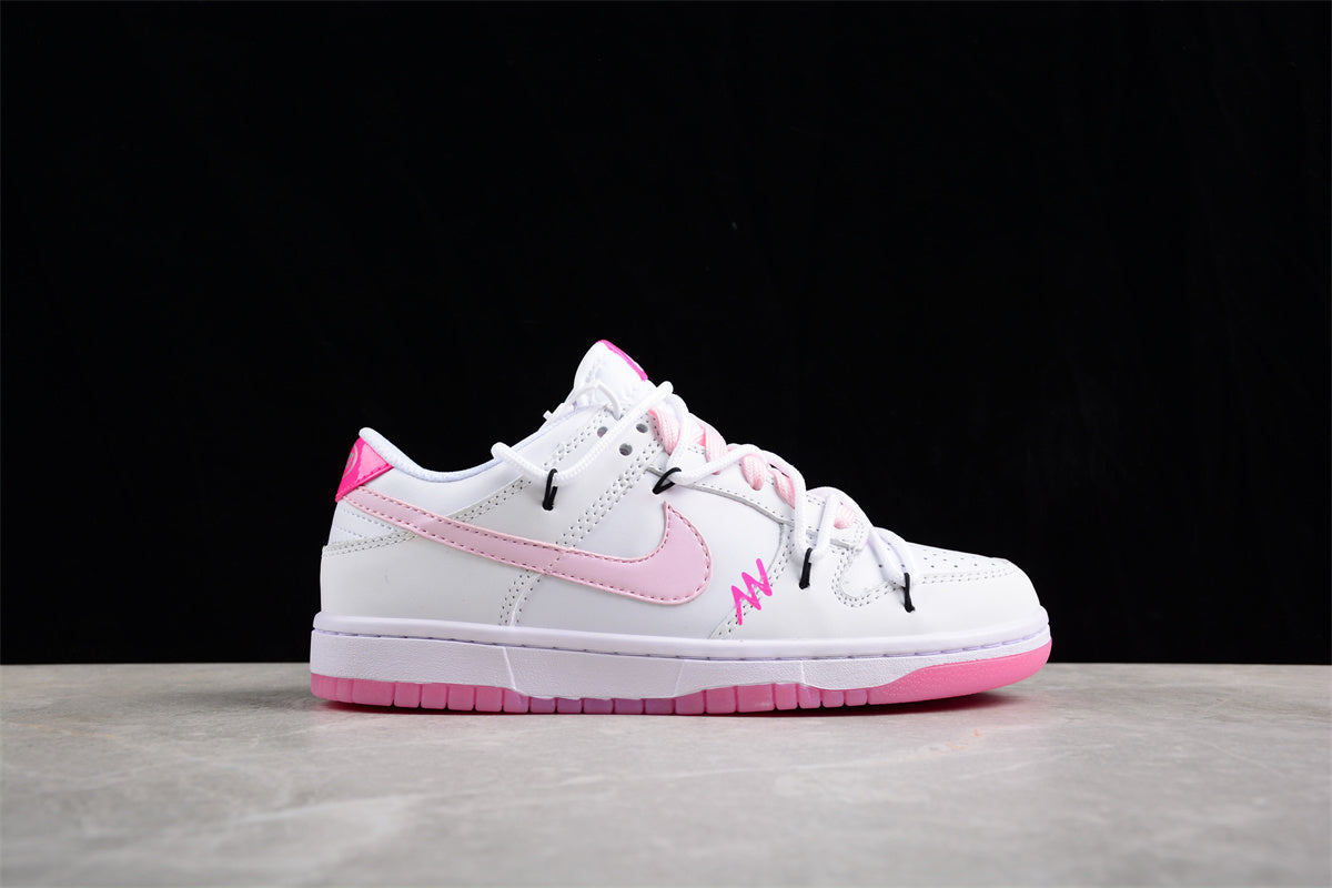 Dunk Low White / Pink / Black