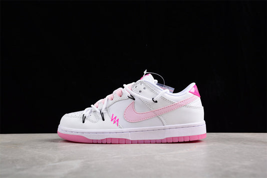 Dunk Low White / Pink / Black