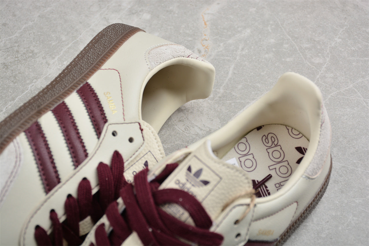 Samba OG Wonder White / Maroon