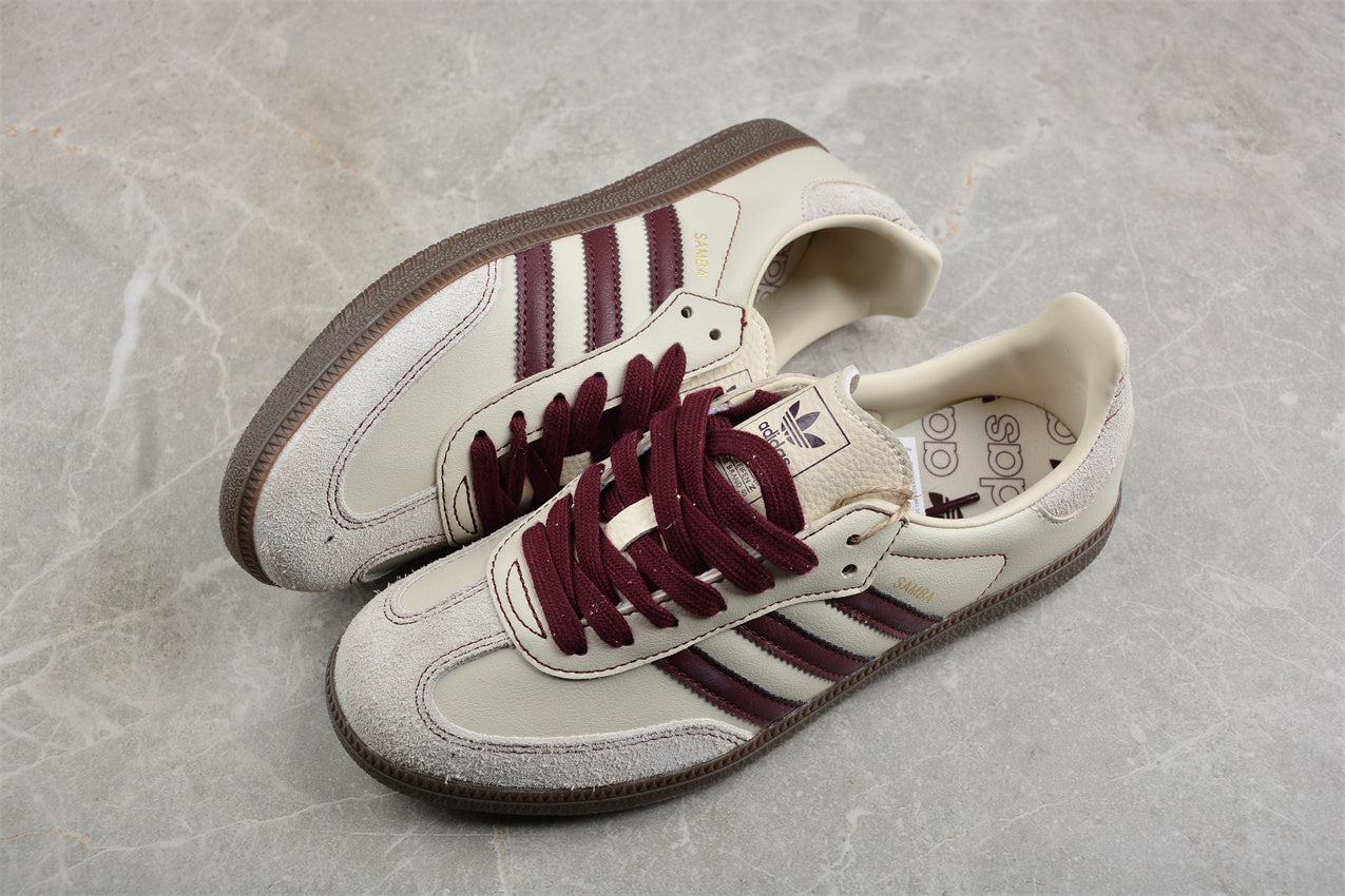 Samba OG Wonder White / Maroon