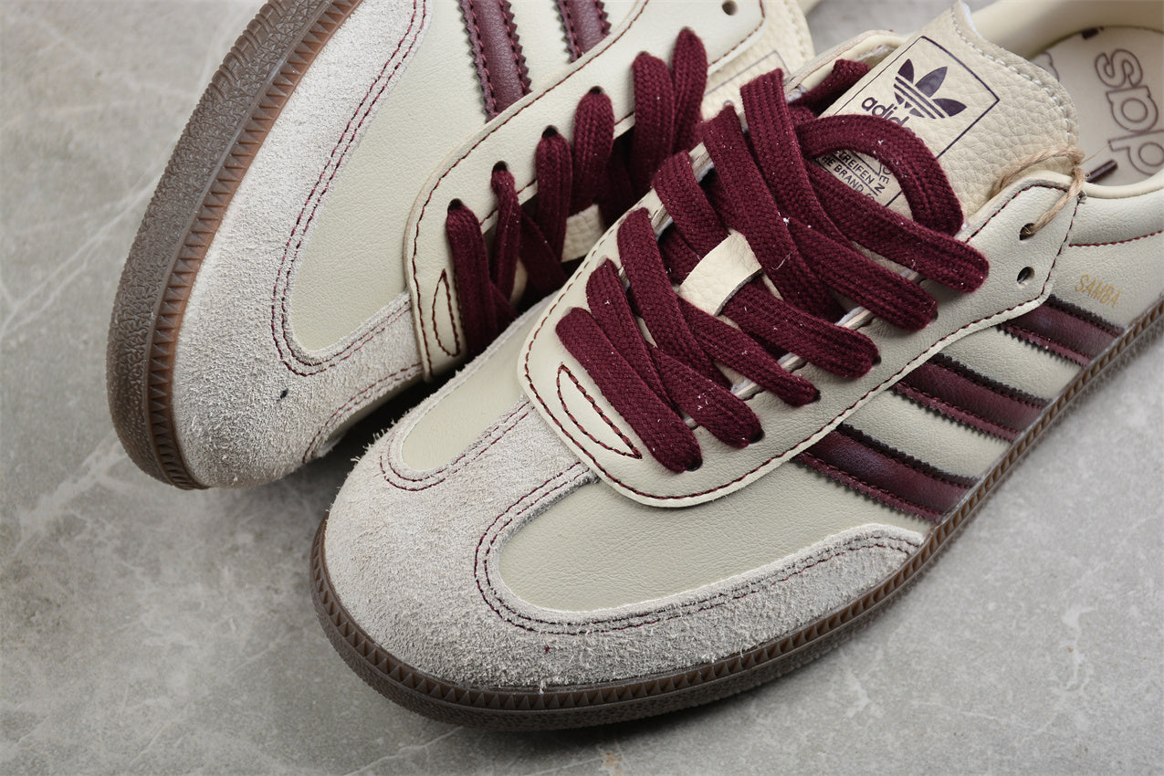 Samba OG Wonder White / Maroon